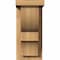 Ekena Millwork Ridgewood Smooth Corbel w/Backplate, Western Red Cedar, 5 1/2"W x 8"D x 12"H COR06X08X12RID01SWR - alternate 4